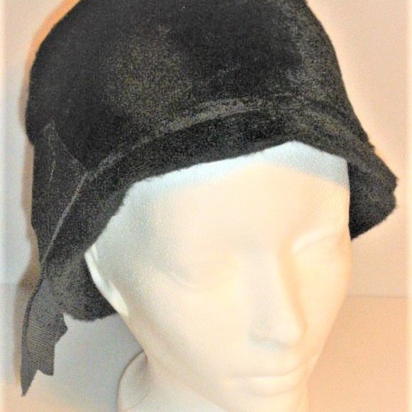 ST6IN Lady Ann FUR HAT Vintage Hat Ladies Hat Woman's Black Hat Styled By LH - Picture 7 of 7
